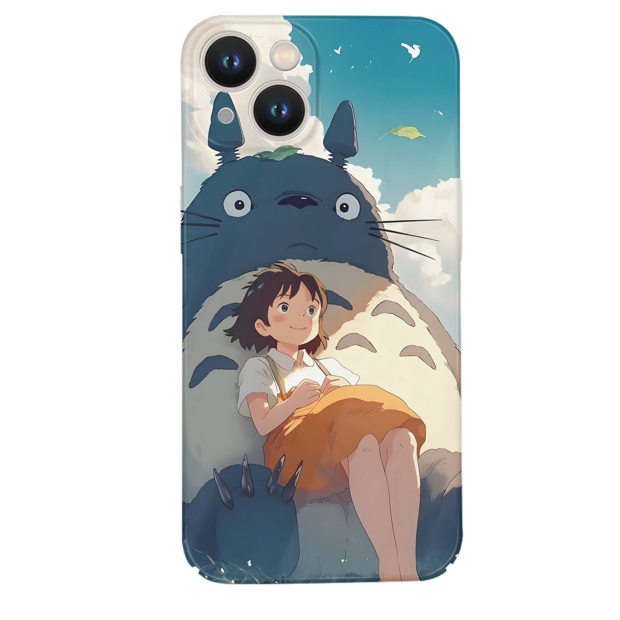 （画像用） となりのトトロ 草壁メイ 草壁サツキ My Neighbor Totoro Satsuki Kusakabe Mei Kusakabe 【iPhone 14シリーズ対応】ハードケース